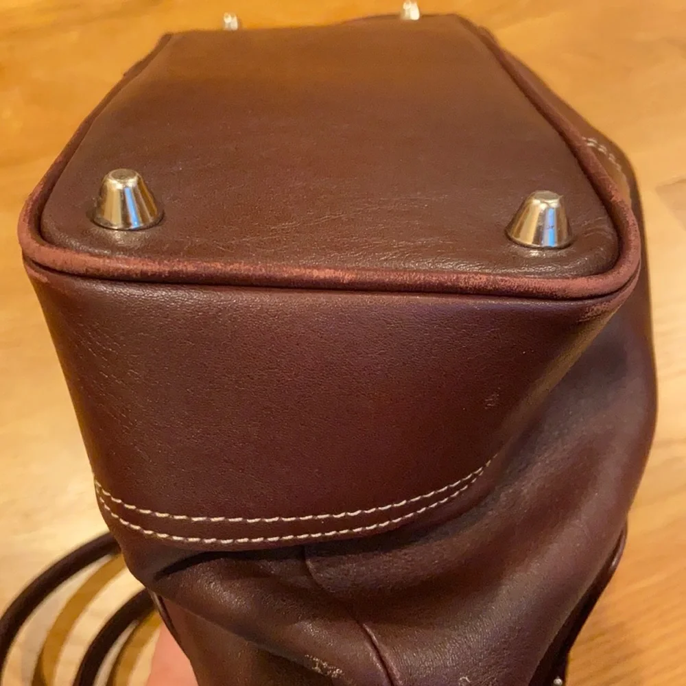 Brown Leather Coach Bag - Picture 8 of 10